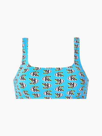 Calvin Klein Fürdőruha HU488891 | Calvin Klein CK One Bralette Női Bikini Felső Kék